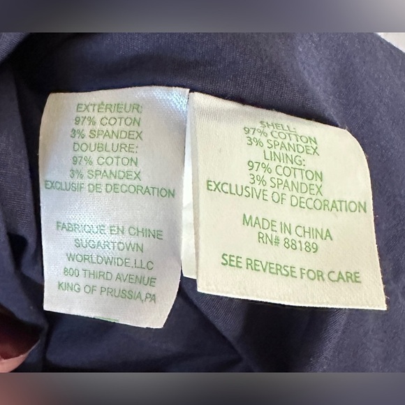 Lilly Pulitzer Navy and White Floral Mini Dress - Picture 9 of 9